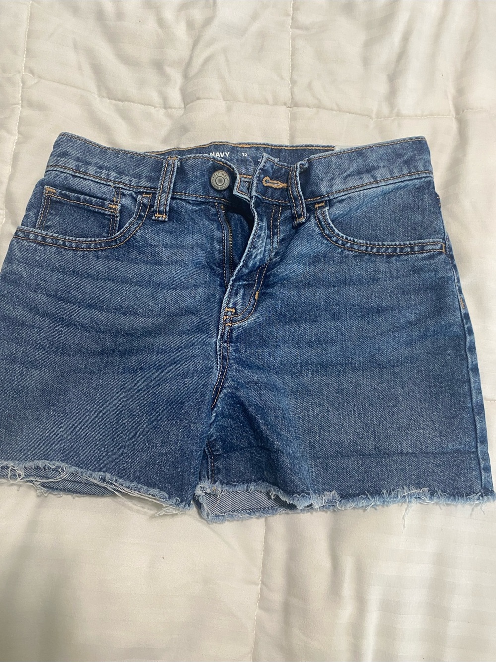 Old Navy Girls' Blue Denim Cutoff Shorts